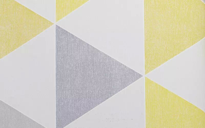 Виниловые обои Arthouse Geometrics, Checks & Stripes 908206 желтые треугольники