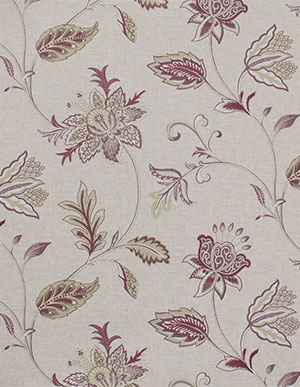 Флизелиновые обои с цветочными лианами на светло-сером фоне Aura Charming Prints FD22208