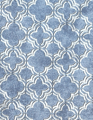 Черно-синие обои с мозаичным рисунком цвета серый шелк с металлическим отливом Aura Silk Collection 3 CS35619