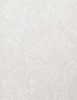 Виниловые обои с белыми крупными дамасками на светло-сером фоне Aura Stripes & Damasks SD36101