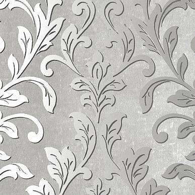 Бело-серые обои с рисунком в виде лиан Aura Texture Style TX34843