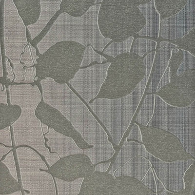 Серые бумажные обои с винилом на растительную тему Portofino Jaypur 135012