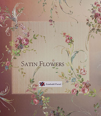 Виниловые обои Zambaiti Satin Flowers