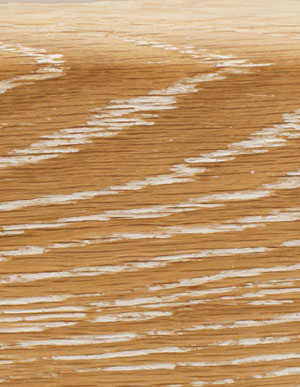 Деревянный плинтус массивный MGK Floor Дуб Беленый (брашированный)