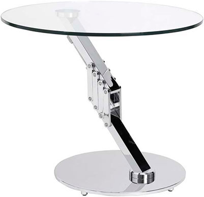 Круглый стеклянный столик Eichholtz Table Clifton Round