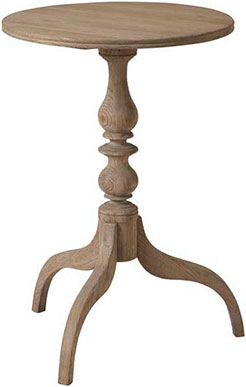 Круглый деревянный столик из дуба Eichholtz Table Louisiana Рустик