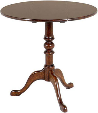 Круглый дубовый стол со складывающейся столешницей Eichholtz Table Pembroke