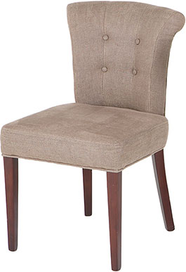 Мягкий стул Eichholtz Chair Key Largo из серо-бежевого (верблюжьего) льна
