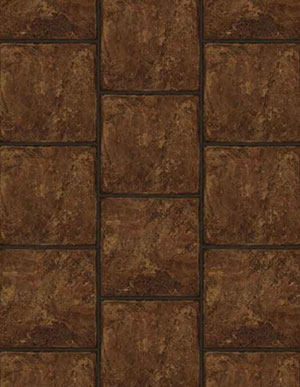 Влагостойкая виниловая плитка коричневого цвета Corkstyle Stone Terracota Brown